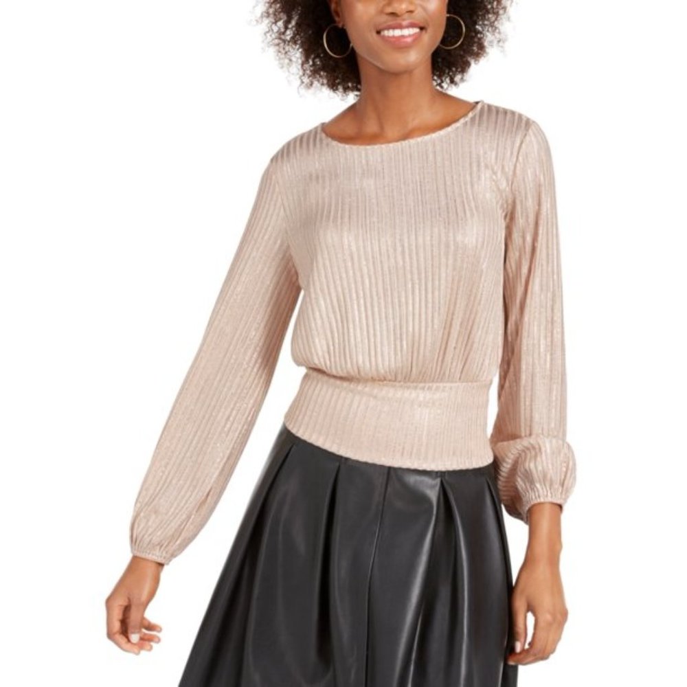 Kit & Sky Metallic Blouse